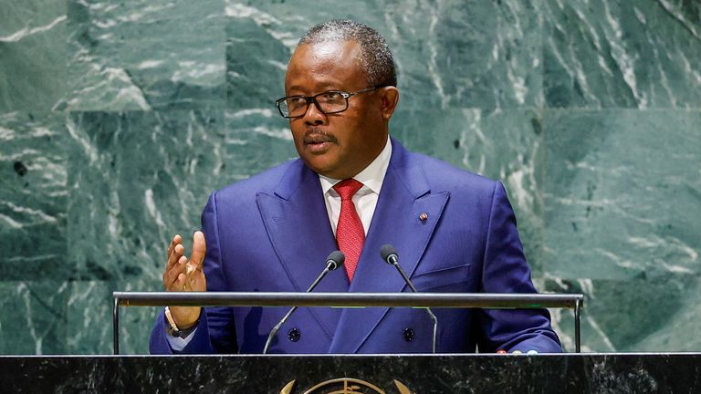 Guinea Bissau President Umaro Sissoco Embalo at the UN in 2023. File pic: Reuters