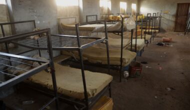 The Government Girls Comprehensive Secondary School in the town of Maga was attacked earlier this week. Pic: AP