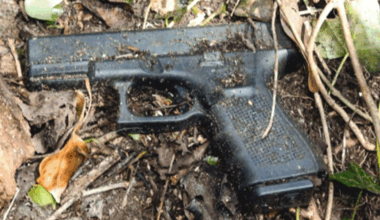 The firearm Liam McDermid was searching for was later recovered by officers. Pic: Crown Office