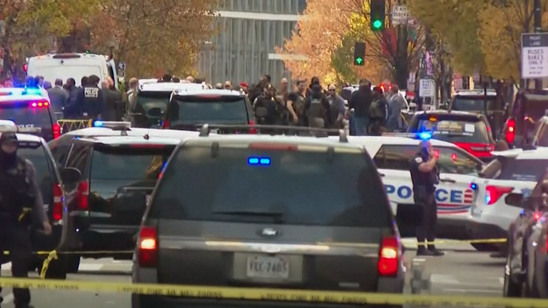 Gunfire in Washington DC sees two National Guard members shot