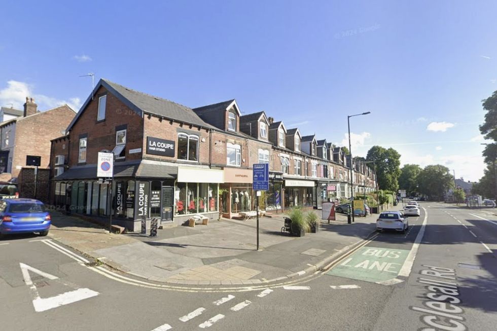 Sophie Culf parked at a site near Ecclesall Road whilst having her hair done at Carla Hackett's salon