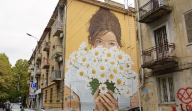 Tbilisi Mural Fest's Dynamic Murals Brighten the Sides of Buildings Throughout the City — Colossal