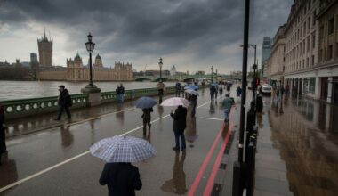 Storm claudia causes havoc across britain