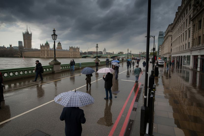 Storm claudia causes havoc across britain