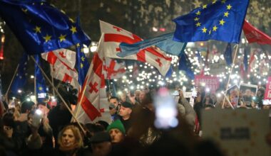 Georgia marks a year of protests since EU talks stalled and crackdown intensified
