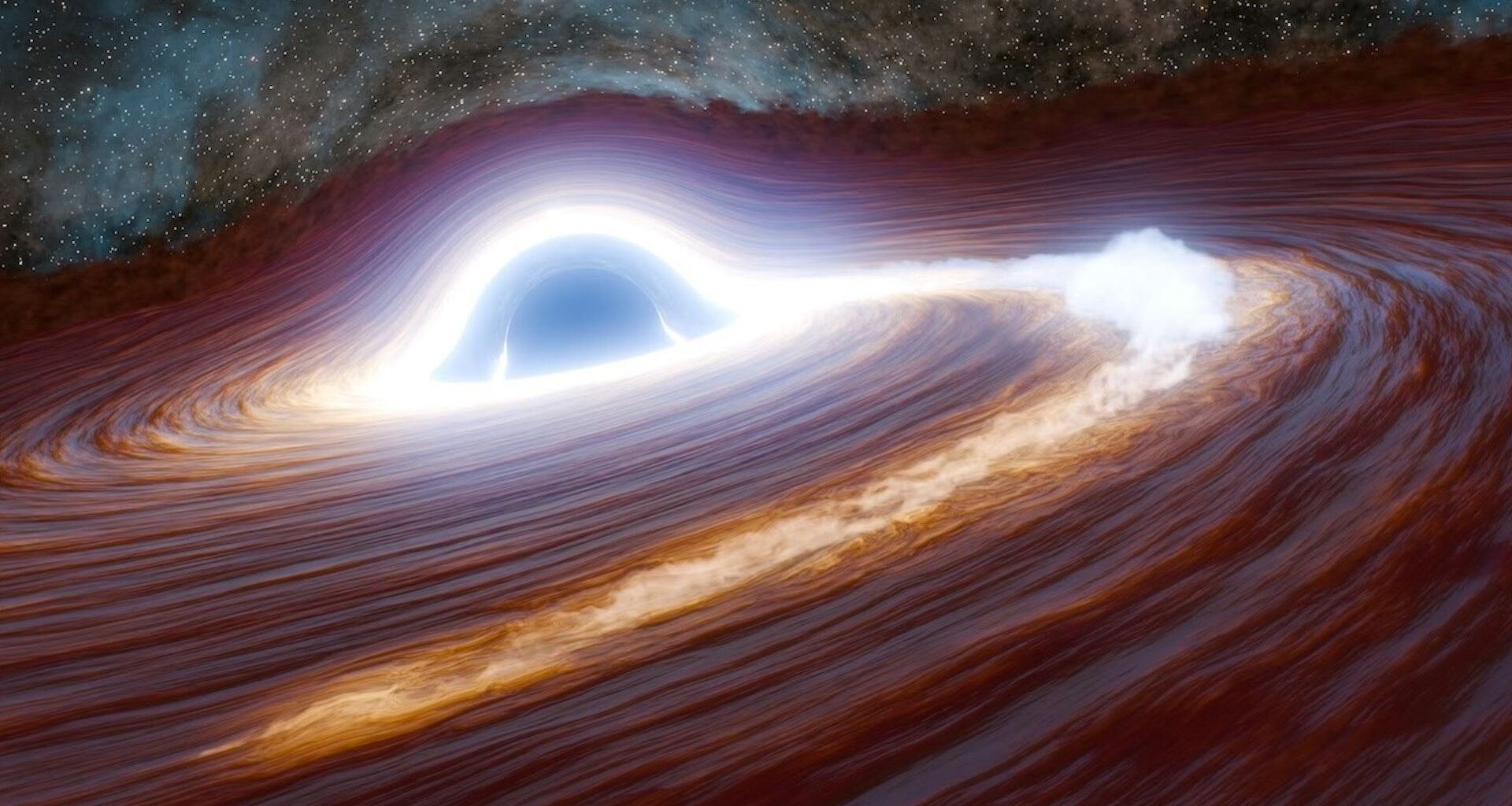 An illustration of a black hole