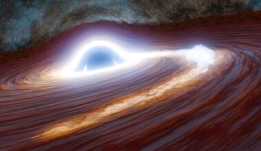 An illustration of a black hole