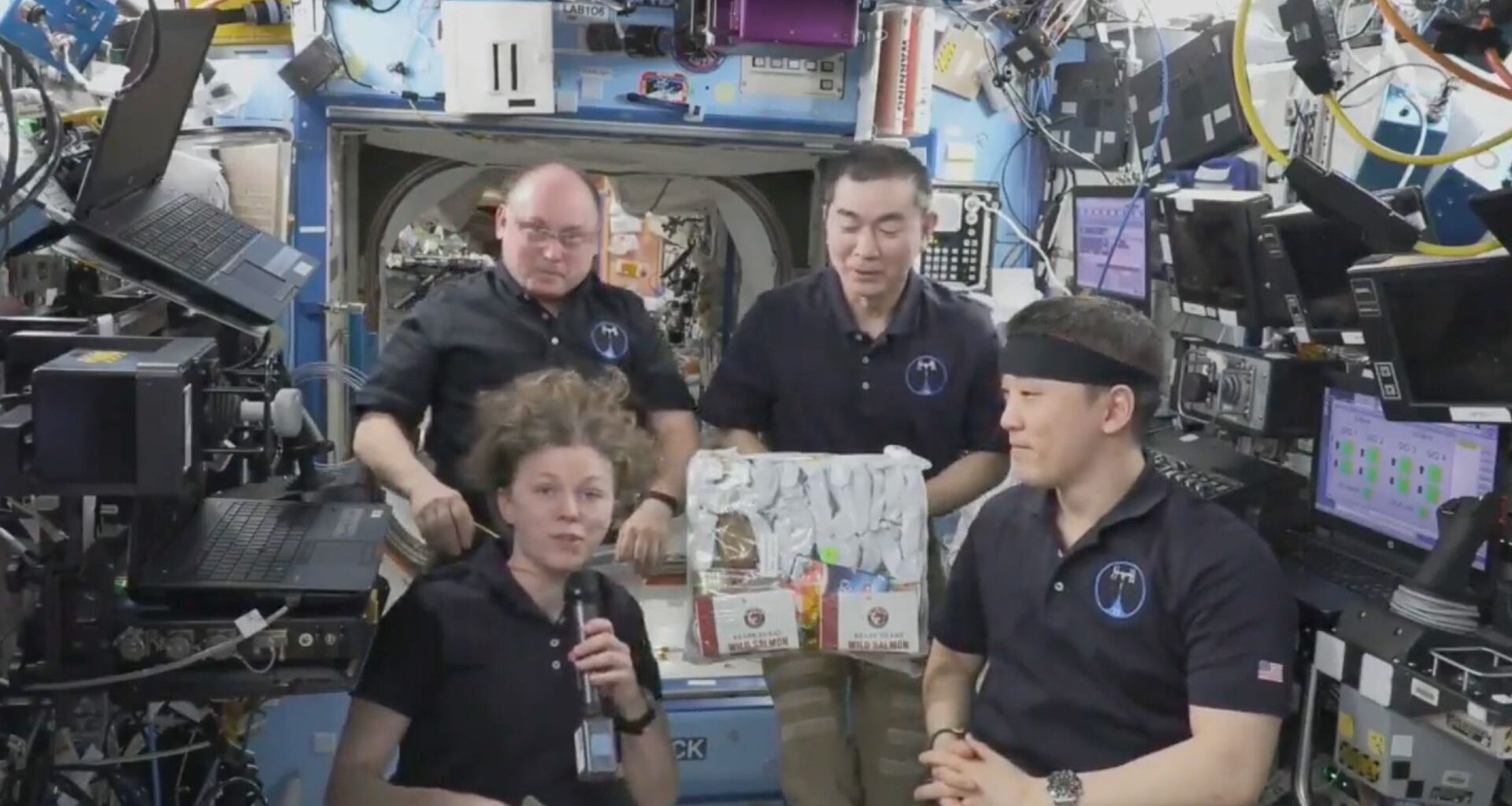 'We've even got some lobster': Thanksgiving dinner on the International Space Station will be out of this world for astronauts (video)