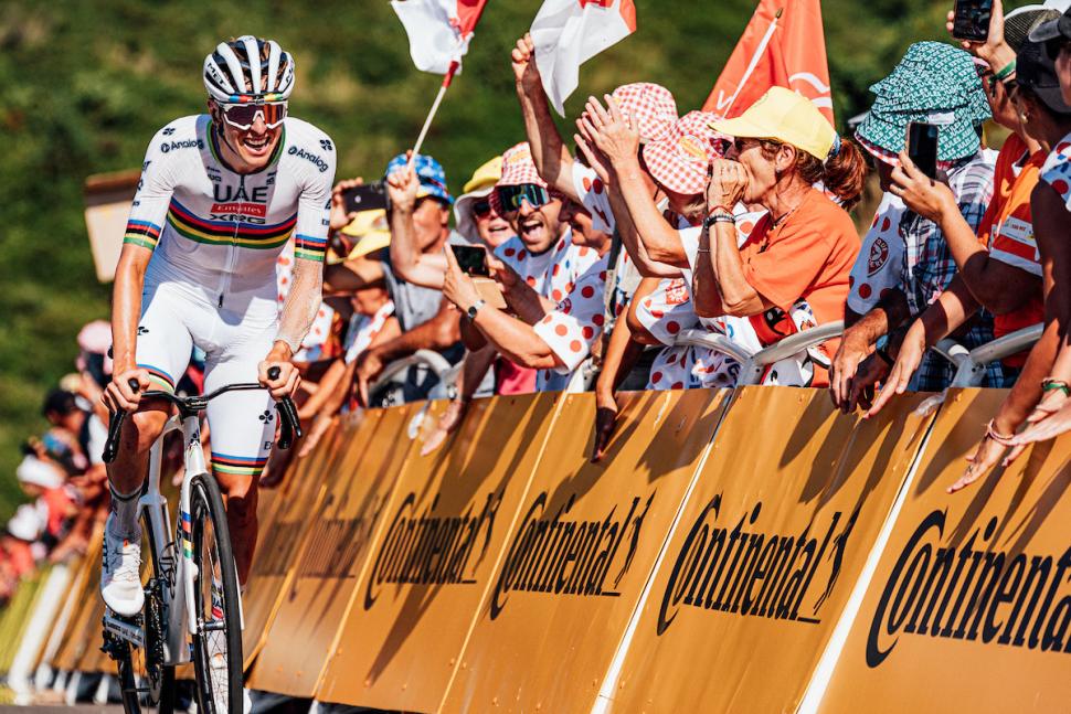 Tadej Pogačar, stage 12 of 2025 Tour de France