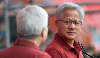 Jensen Huang at a TSMC event