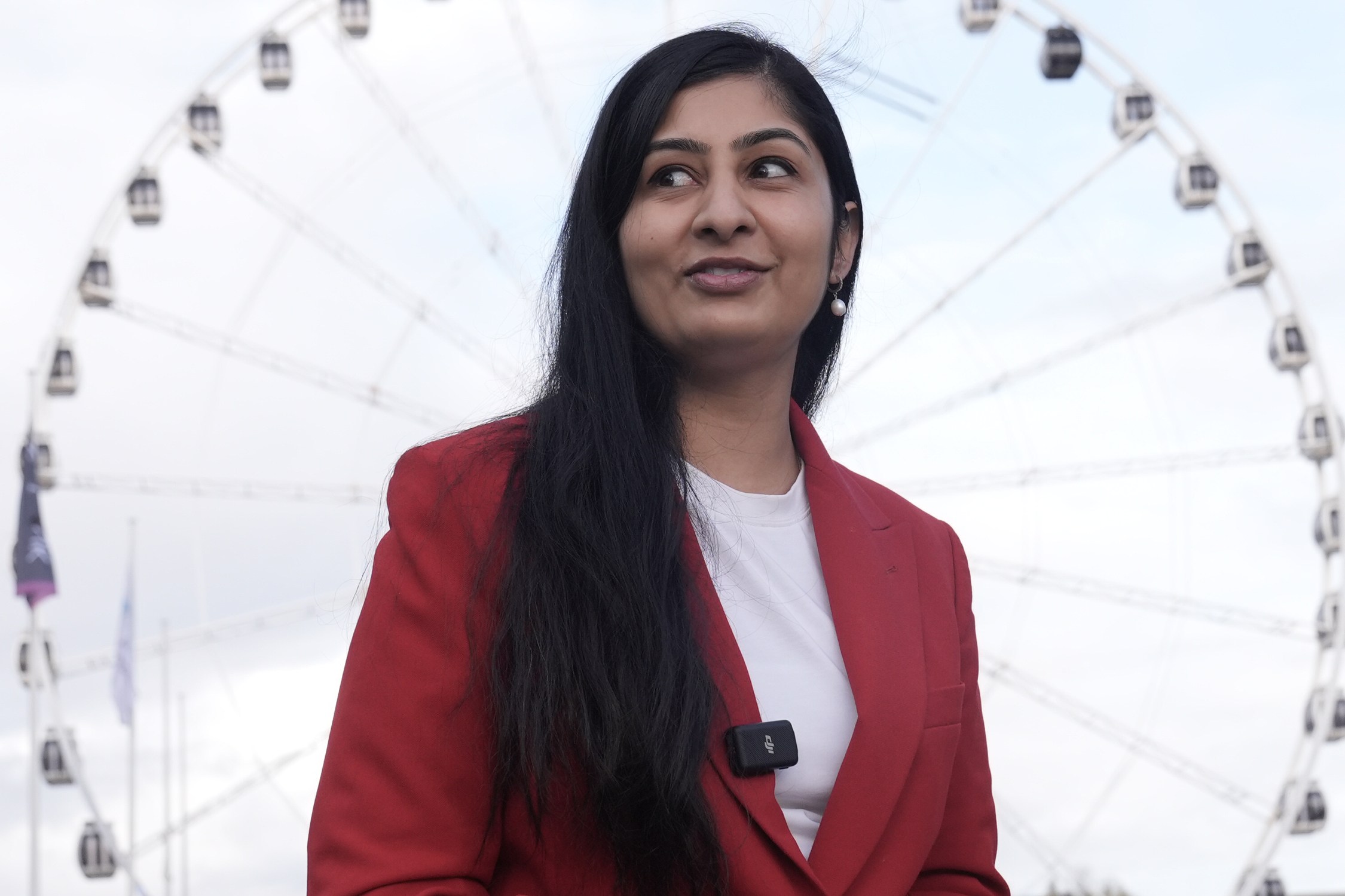 Zarah Sultana at the Your Party founding conference in Liverpool.