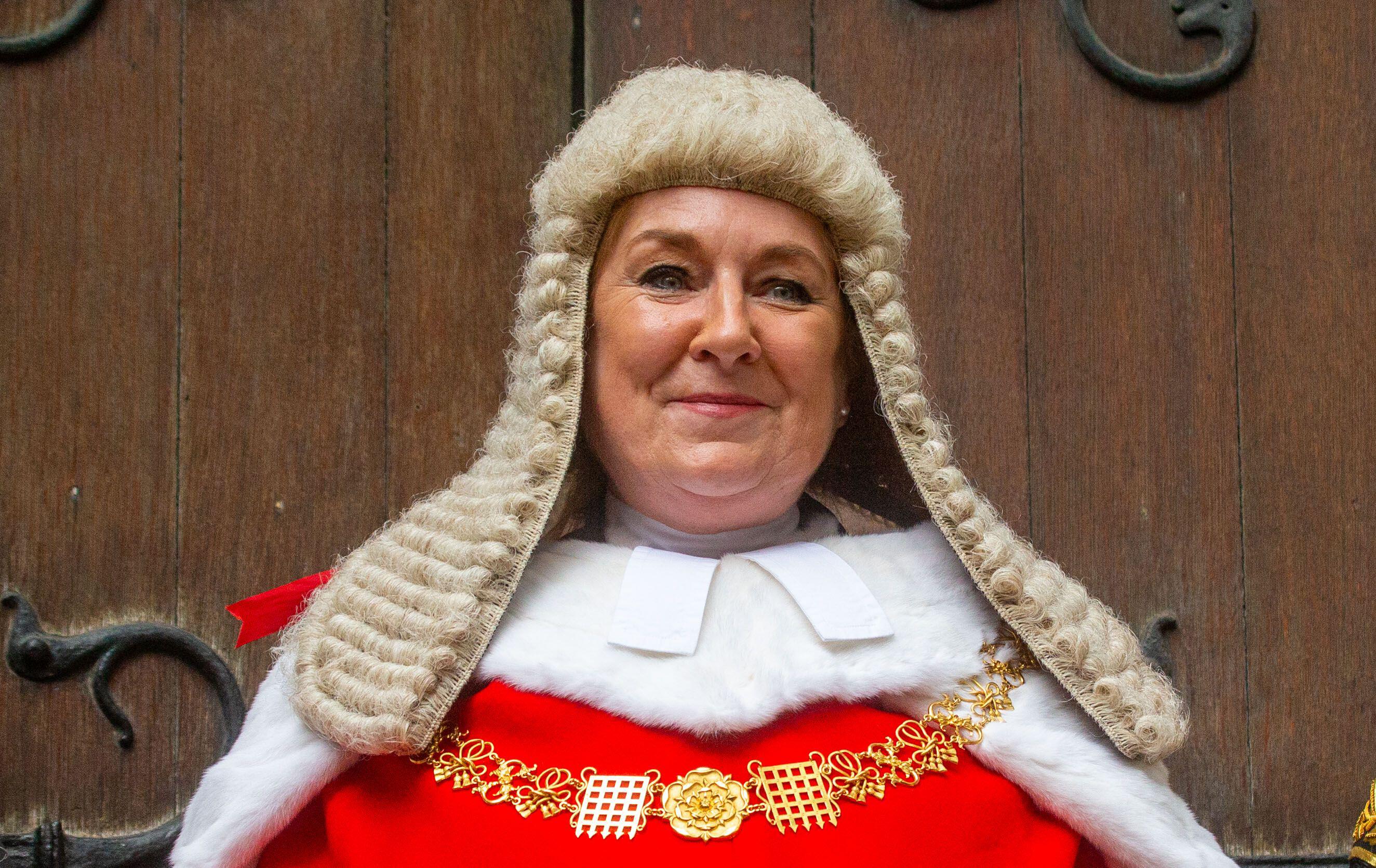 Lady Chief Justice The Right Honourable the Baroness Carr of Walton-on-the-Hill in judicial attire.