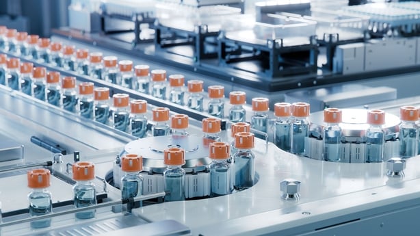 A pharmaceutical production line