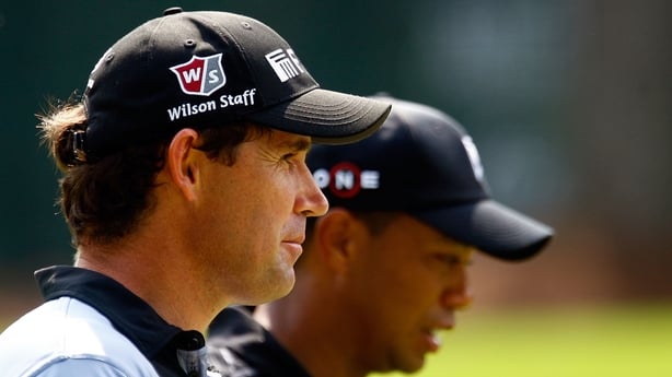 Luke Donald of England hits a shot during the third round of THE TOUR Championship presented by Coca-Cola, the final event of the PGA TOUR Playoffs for the FedEx Cup, at East Lake Golf Club on September 26, 2009 in Atlanta, Georgia.