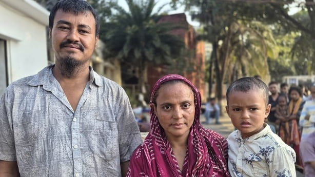 Bizly Begum and her family