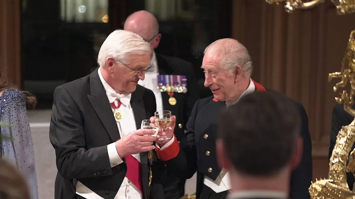 German president praises the King for repairing relationship after Brexit