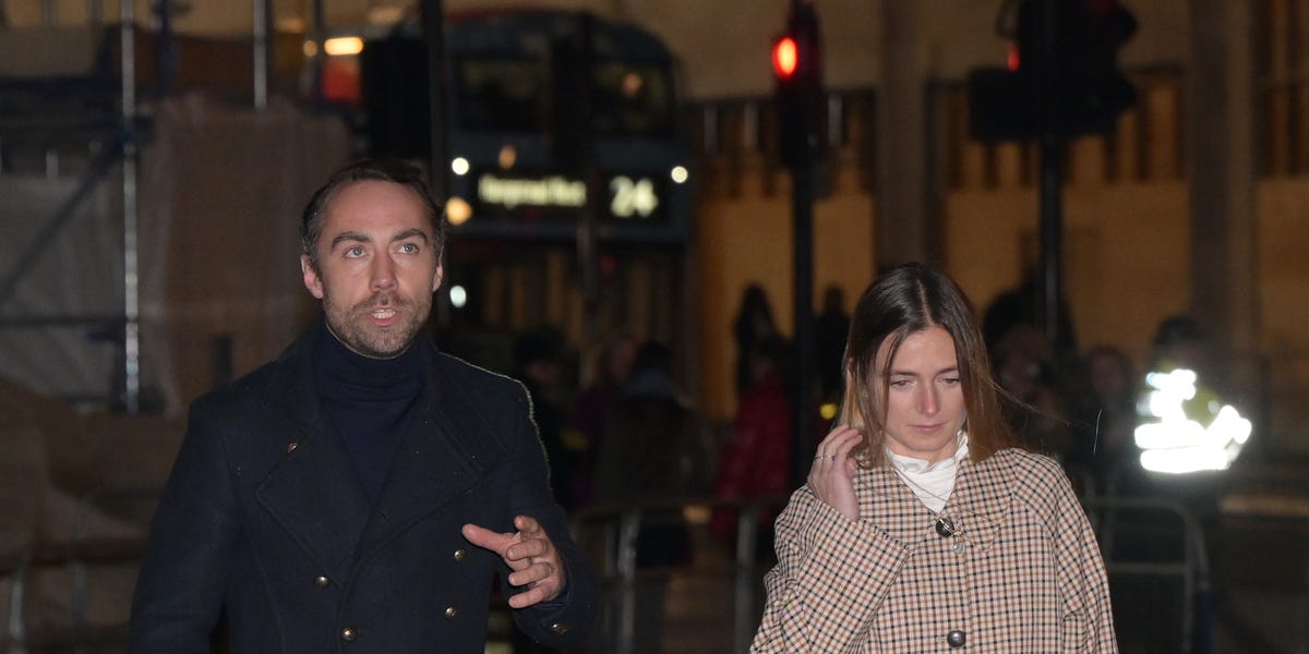 James Middleton and Wife Alizee Thevenet Attend Kate Middleton's Christmas Carol Service