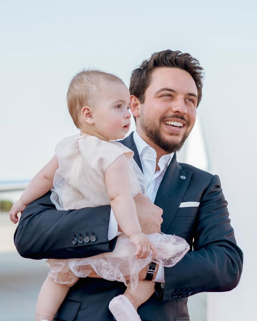 She’s the first granddaughter of King Abdullah and Queen Rania, and her arrival filled the Hashemite kingdom with joy.