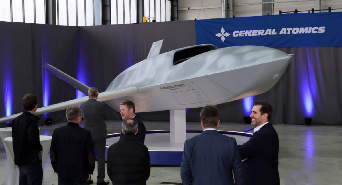 Gambit UAV mockup / Photo credit: General Atomics Europe