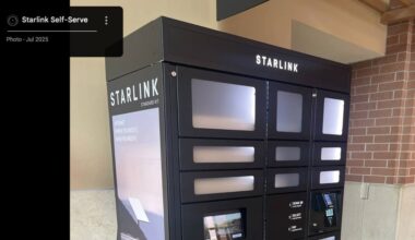 SpaceX Quietly Installs Starlink Vending Machine in Iowa