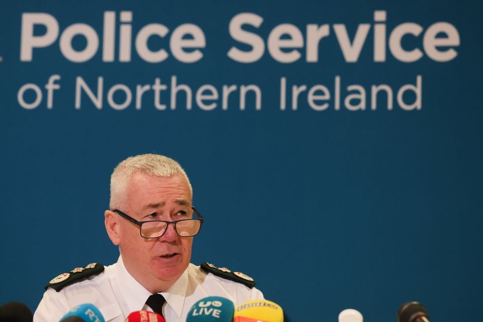 PSNI Chief Constable Jon Boutcher. Photo: Jonathan Porter/Press Eye