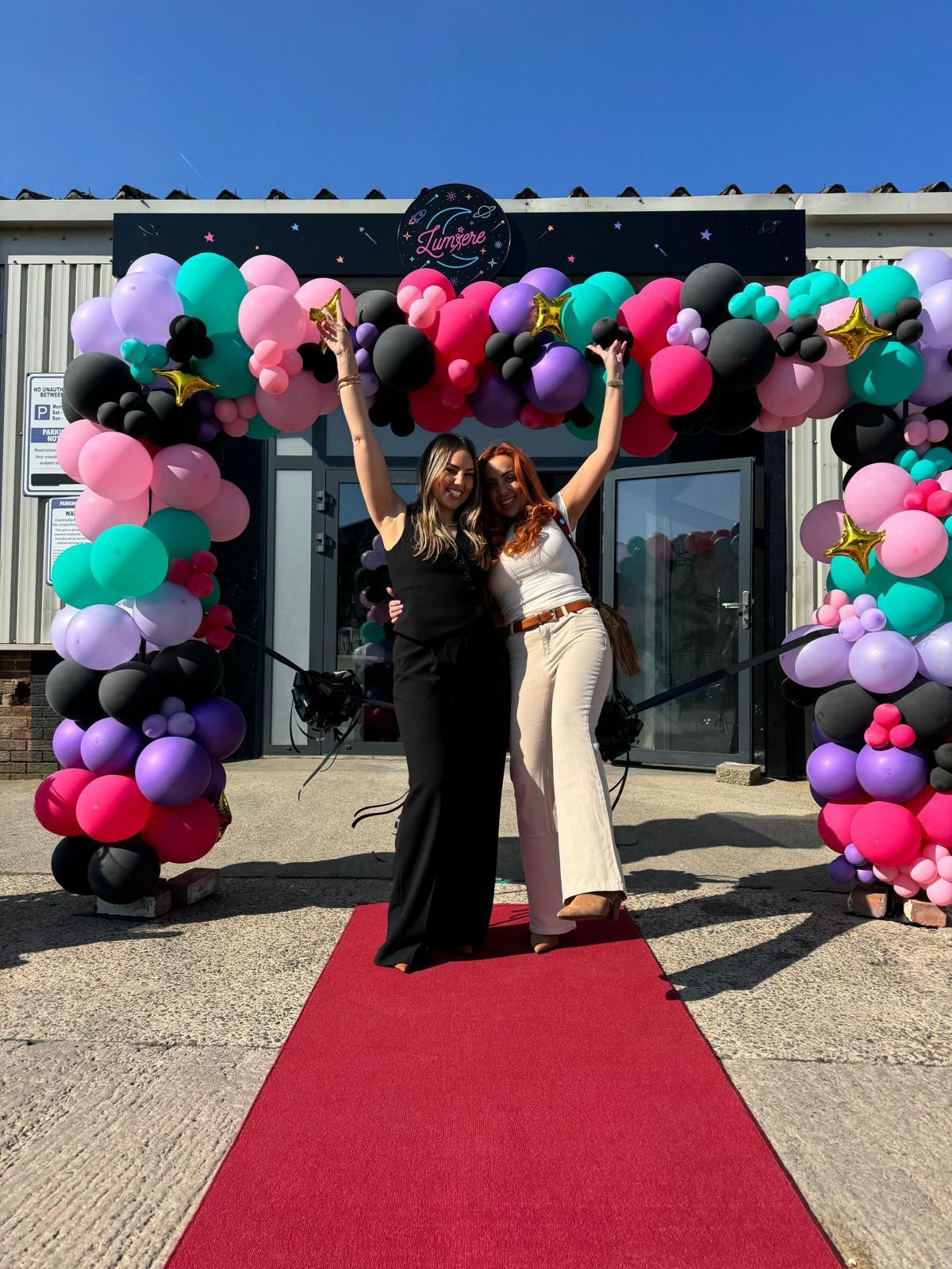 Linda and Mellissa at the opening on their soft play centre