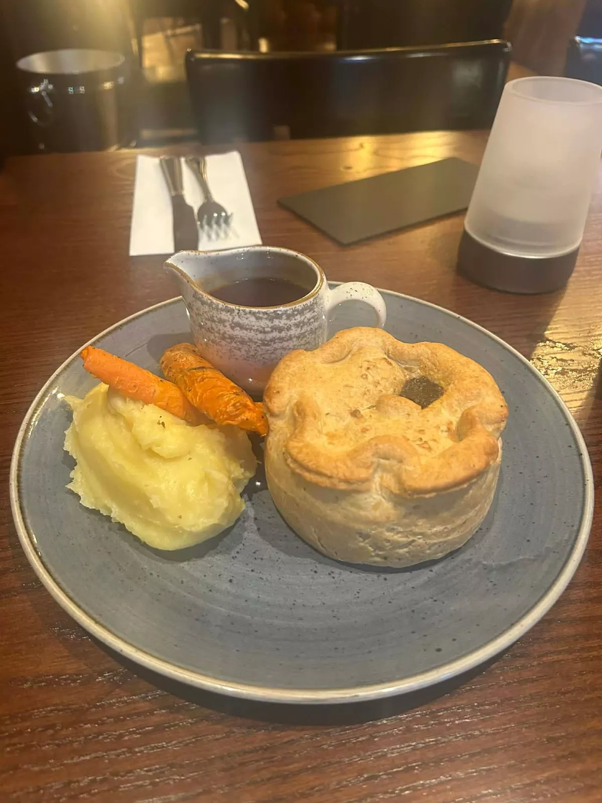 Pies are the star of the menu - but they're pricey