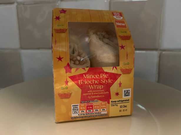 Absolutely nobody asked for a Mince Pie Brioche Style Wrap, you can't convince me otherwise