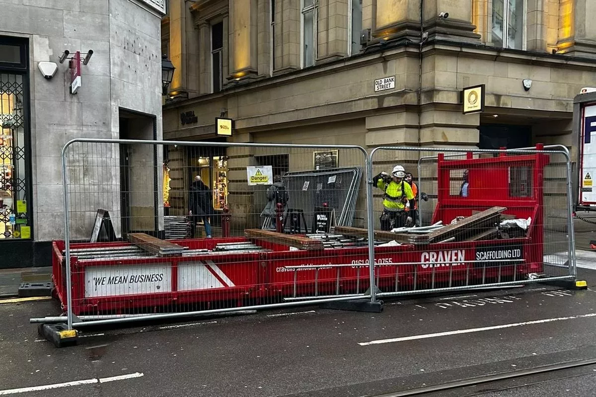Urgent repair work is set to begin on the Royal Exchange building in the city centre and is set to take eight weeks