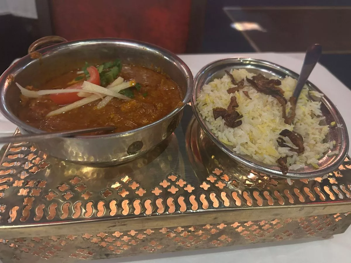 The Chicken Jhol was described as a Nepalese speciality and a ‘totally authentic Himalayan dish’