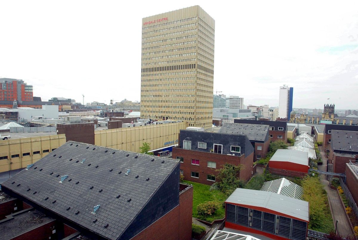 Cromford court on top of the Manchester Arndale centre