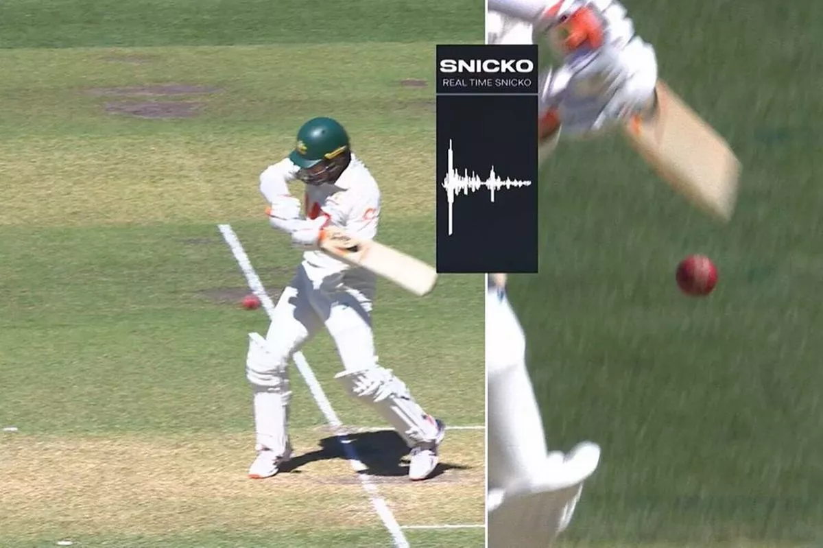 Alex Carey edging behind