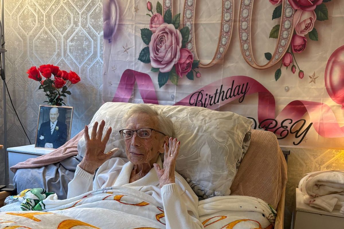 Audrey died aged 100 years old