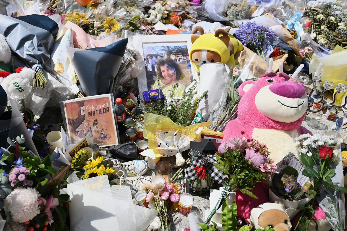 Tributes have been left for the victims, including 10-year-old Matilda