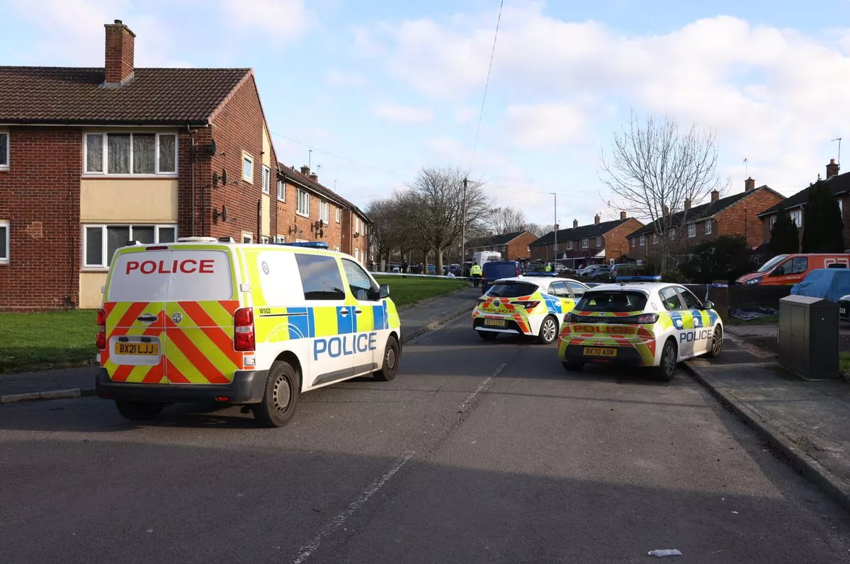 Police have sealed off the incident scene in Willenhall