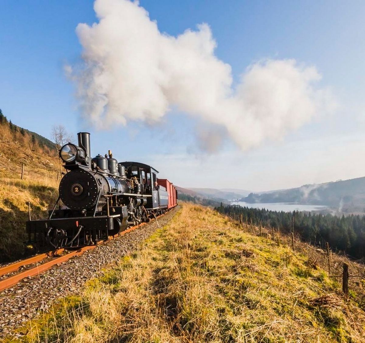 Brecon Mountain Railway has been named as 'one of the most beautiful scenic train journeys' in Europe