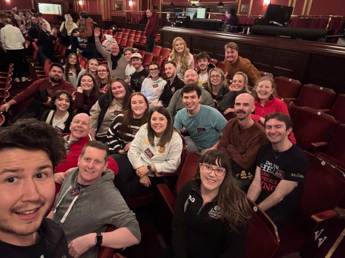 The appearance followed Belfast Operatic Company’s historic status as the first adult amateur company worldwide to be granted permission to stage Les Misérables, 'Let the People Sing'