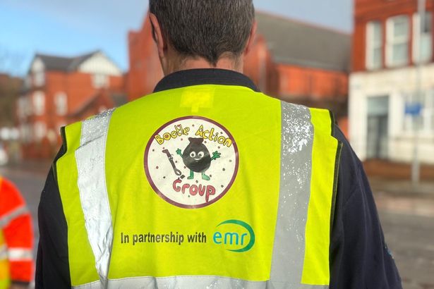 Bootle Action Group logo which was designed by the children from a local primary school