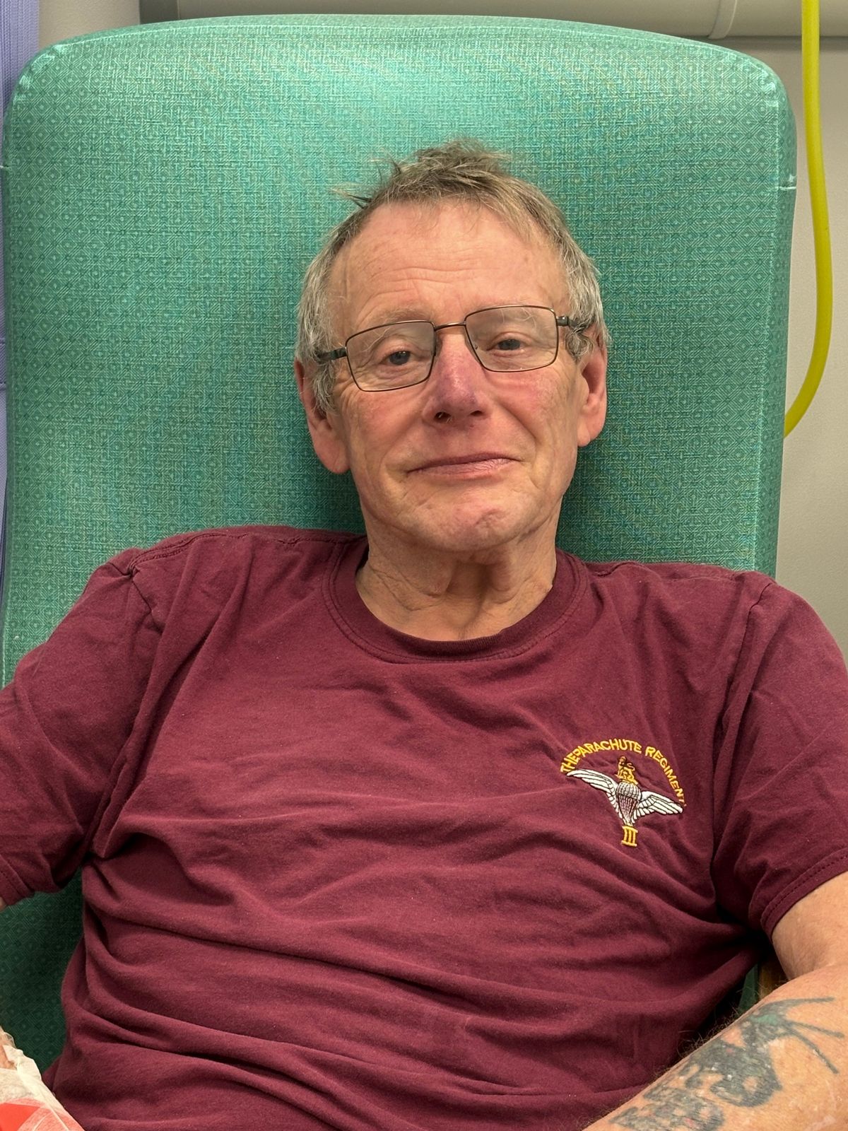 Brian Haines, 70, praised the staff at the unit