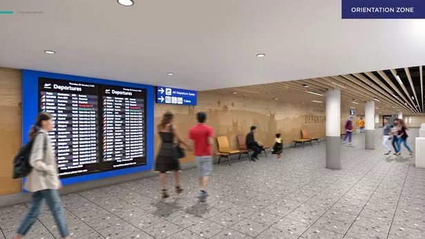 A generated image of what Bristol Airport will look like after its terminal transformation