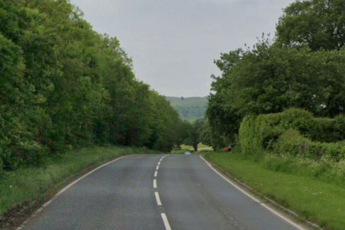 The two cars collided at around 5pm on Thursday on the A489 between Churchstoke and Lydham in west Wales. 