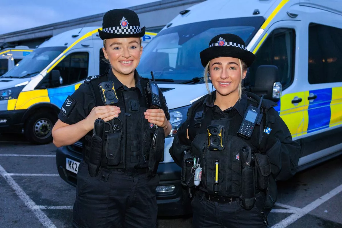 Sergeant Amber McLeod and PC Olivia Brotherton