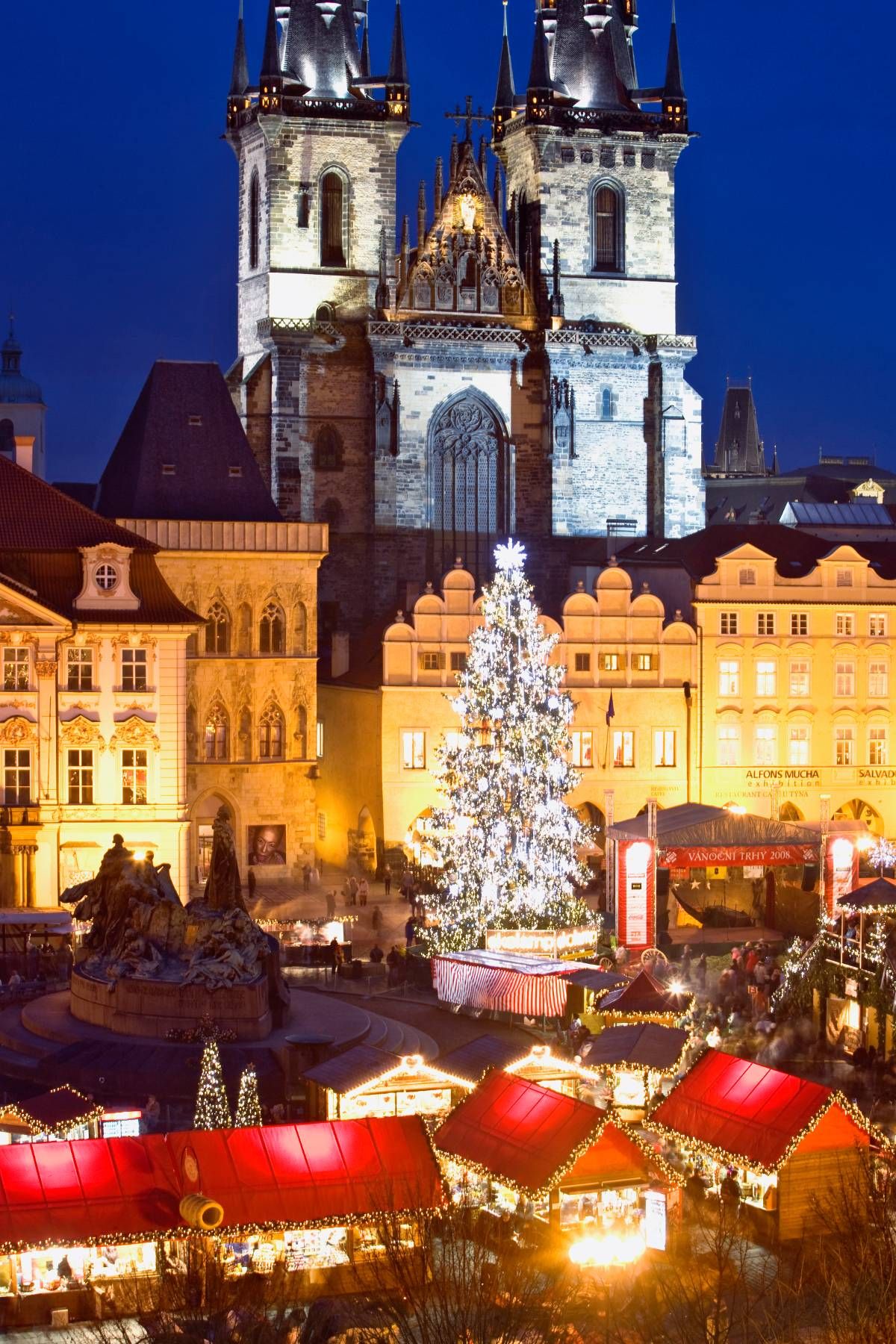 Christmas Market in Prague, Czech Republic, Europe.