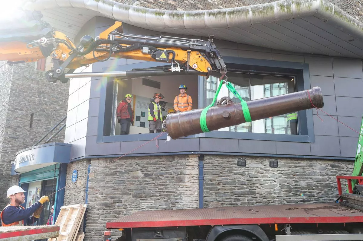 Construction work at the new museum