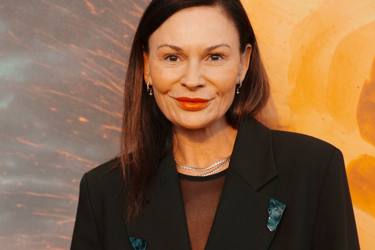 Lucy Pargeter arrives for the premiere of Corriedale, a combined episode of Coronation Street and Emmerdale which airs in January, at the National Science and Media Museum, Bradford