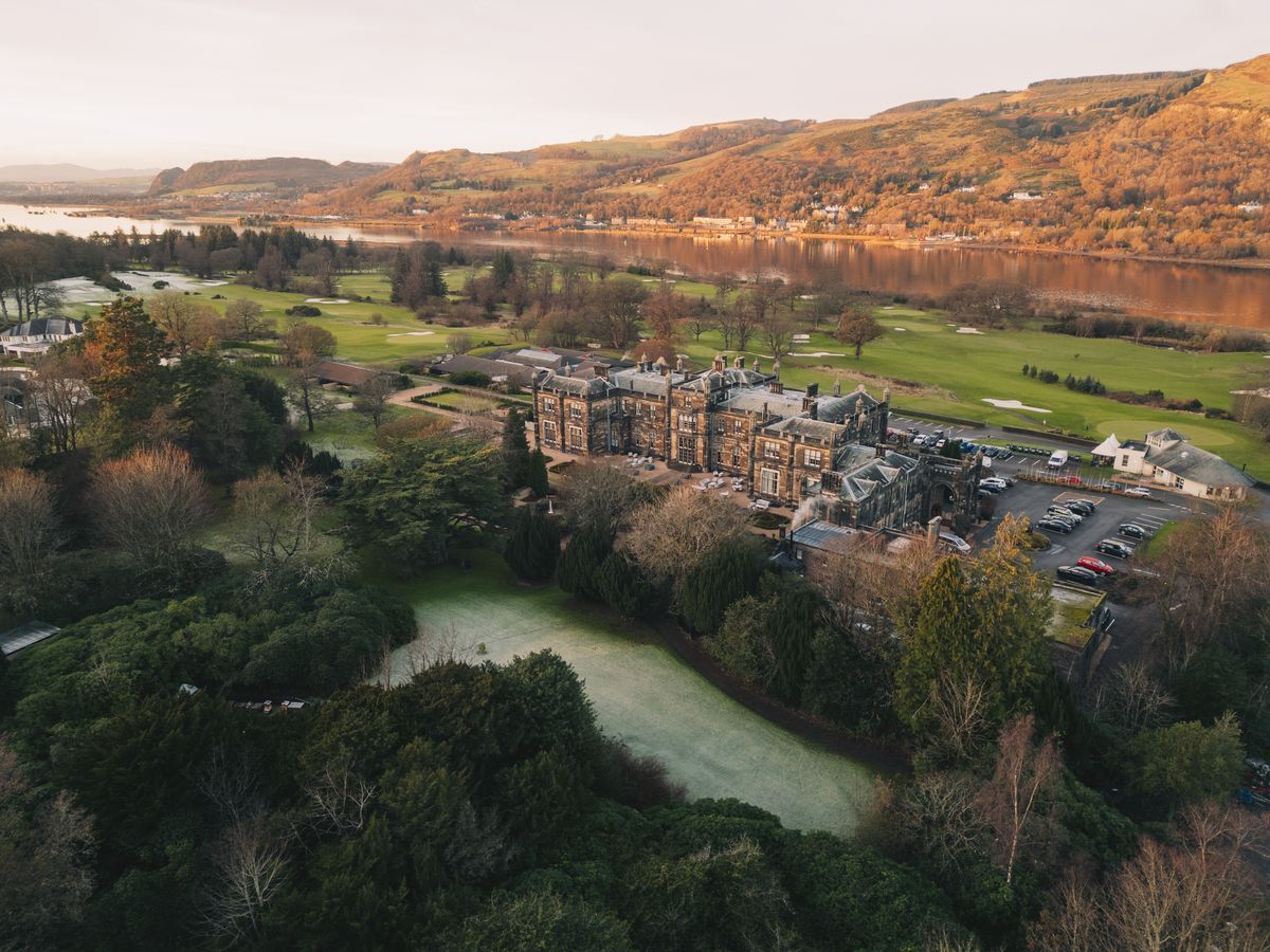 Mar Hall aerial view