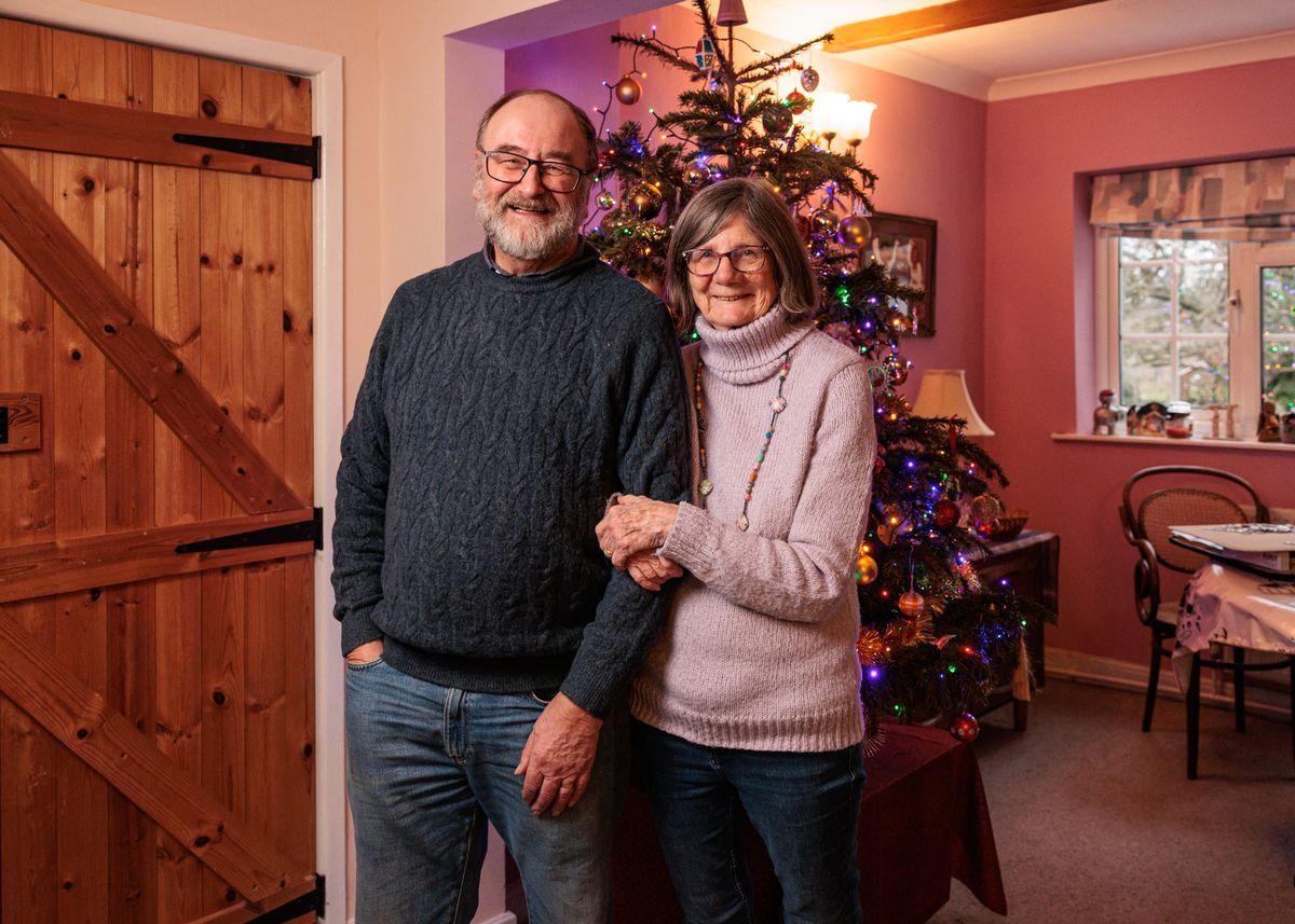 David (L) and Suzan Tomlinson have been awarded the BEM (Medalist of the Order of the British Empire) for their service to the community.