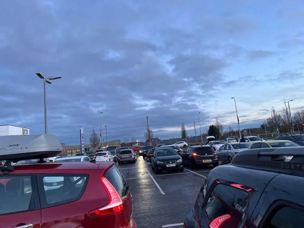 Traffic was at a standstill