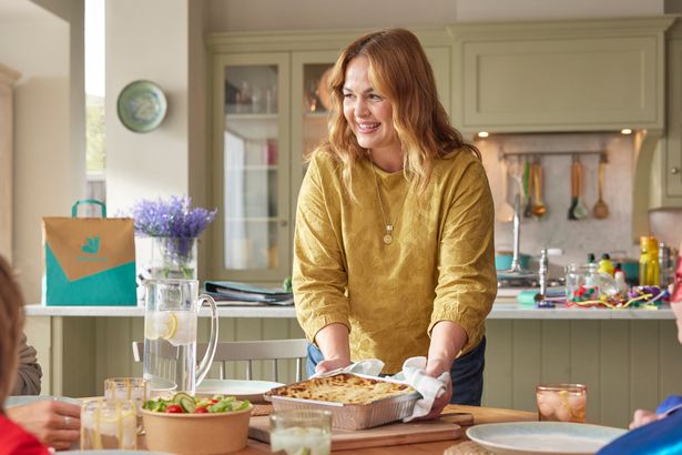 Giovanna Fletcher is front the ads for Family Dinneroo