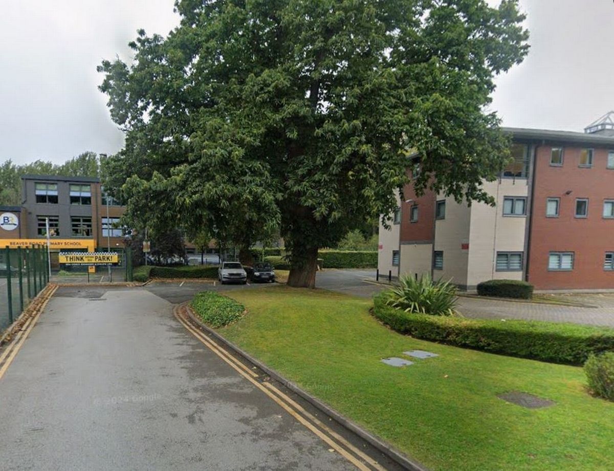 The school is next to the medical centre